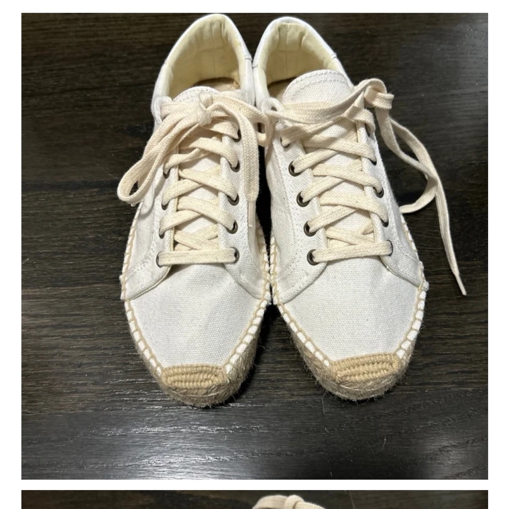 Soludos espadrille lace-up shoes VGUC sz 7.5